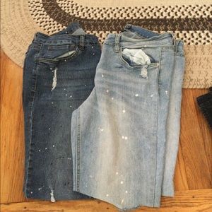 2 pair Dollhouse jeans